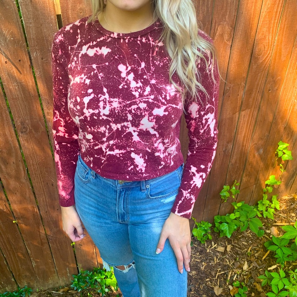 Bleached Crop Top